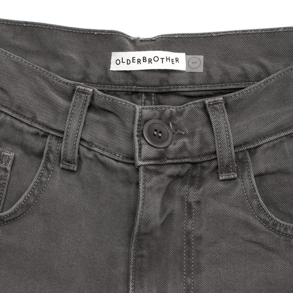 Olderbrother Patched Denim Five Pocket - Gray Olderbrother Patched Denim Five Pocket - Gray