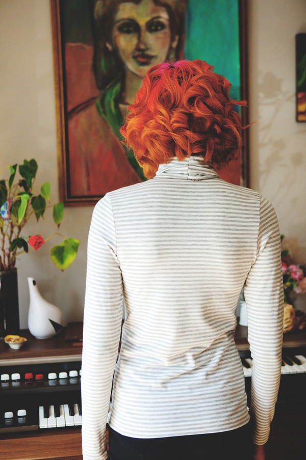 Betina Lou Viviane Turtleneck (Ivory & Grey Stripes) Betina Lou Viviane Turtleneck (Ivory & Grey Stripes)