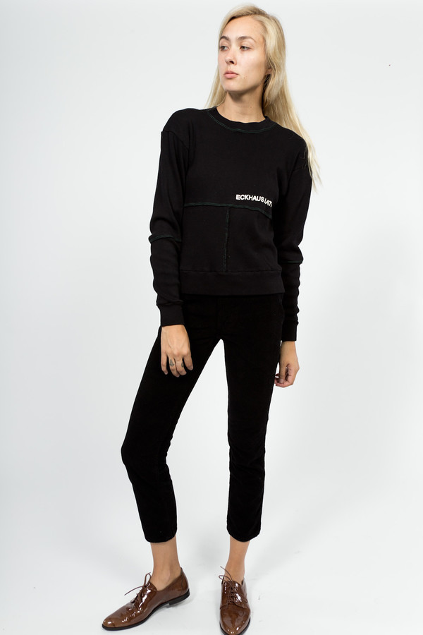 Eckhaus Latta Lapped Sweatshirt Eckhaus Latta Lapped Sweatshirt