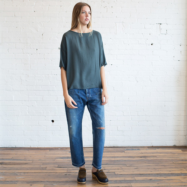Black Crane Square Top Black Crane Square Top