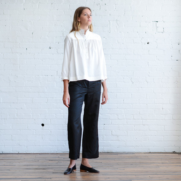 Horses Atelier High Collar Blouse Horses Atelier High Collar Blouse