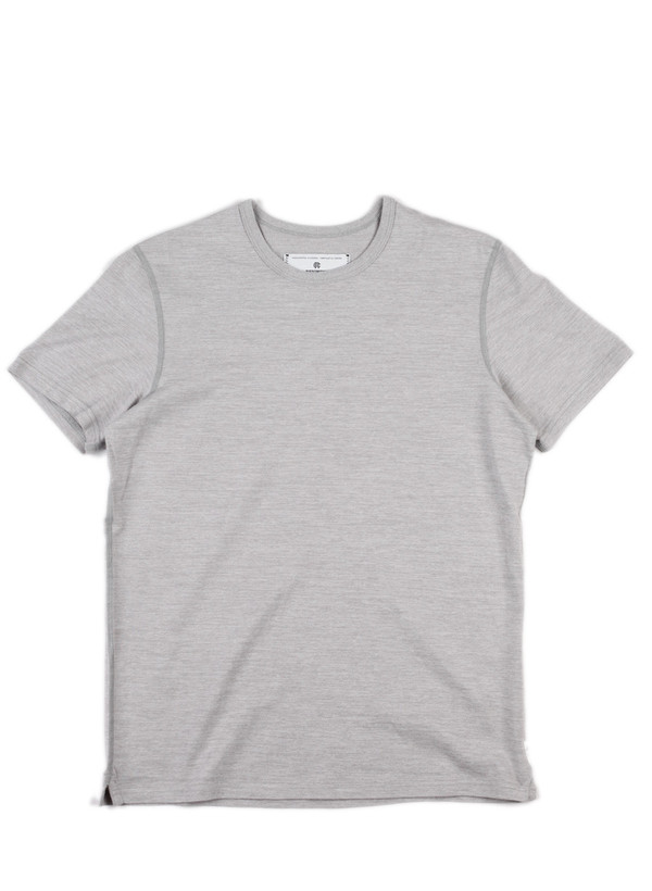 Reigning Champ Set-In Tee Tiger Jersey Grey Reigning Champ Set-In Tee Tiger Jersey Grey