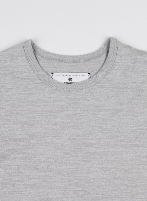 Reigning Champ Set-In Tee Tiger Jersey Grey Reigning Champ Set-In Tee Tiger Jersey Grey