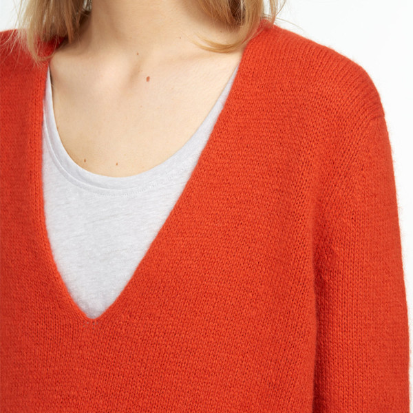 closed v-neck sweater closed v-neck sweater