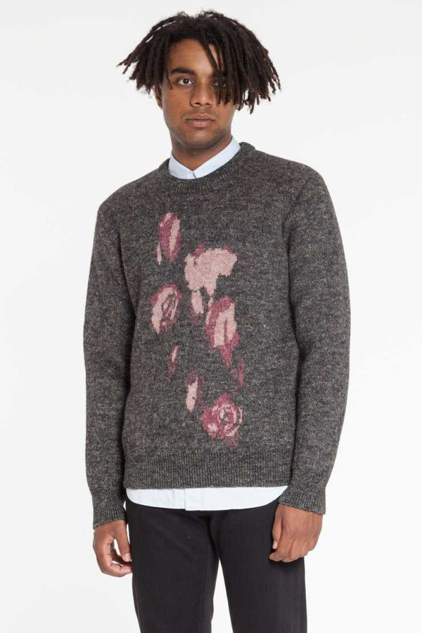 Men's OUR LEGACY - Jacquard Roses Knit Men's OUR LEGACY - Jacquard Roses Knit