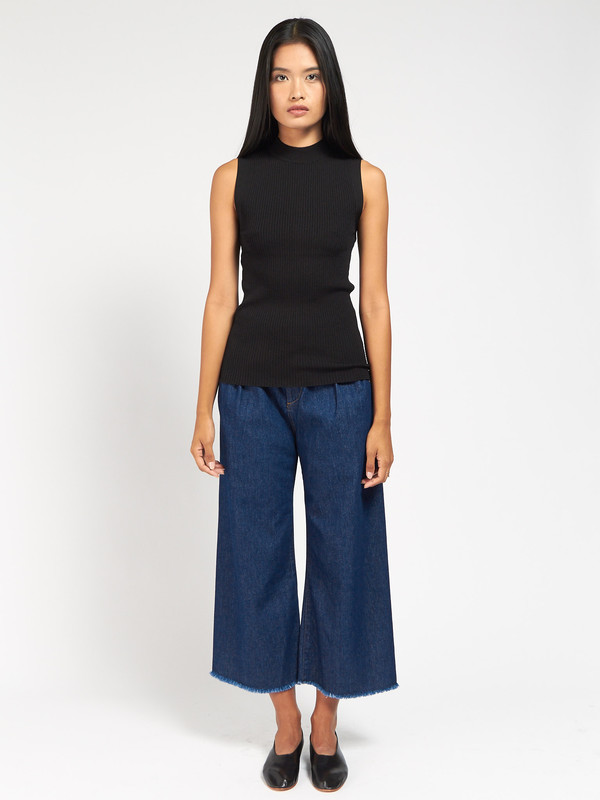 Pari Desai Leila Mock Neck Black Pari Desai Leila Mock Neck Black