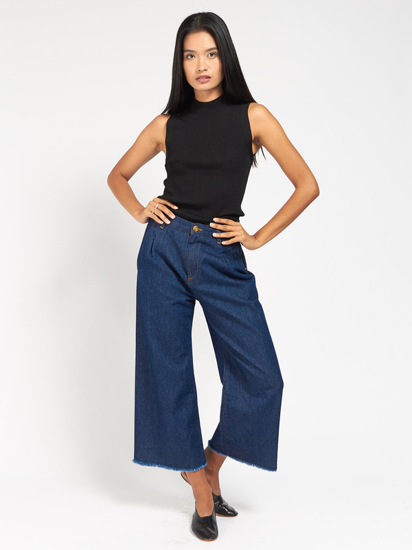 Pari Desai Leila Mock Neck Black Pari Desai Leila Mock Neck Black
