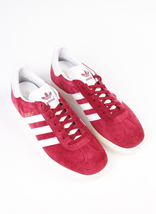Men's Adidas Gazelle Burgundy Men's Adidas Gazelle Burgundy
