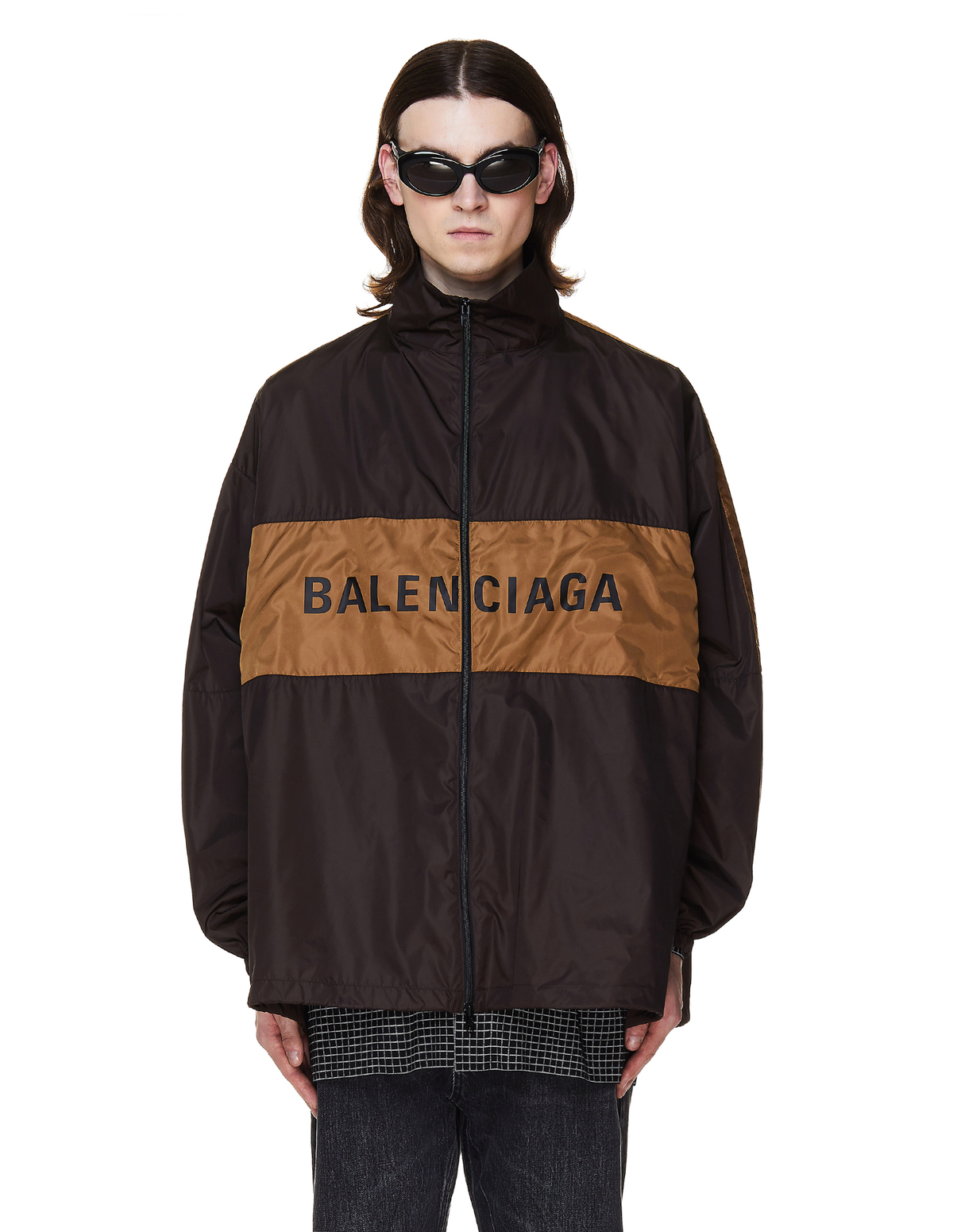 Balenciaga Logo Prinred Brown 