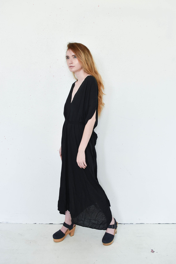 7115 By Szeki Signature Kimono Maxi Dress in Black 7115 By Szeki Signature Kimono Maxi Dress in Black