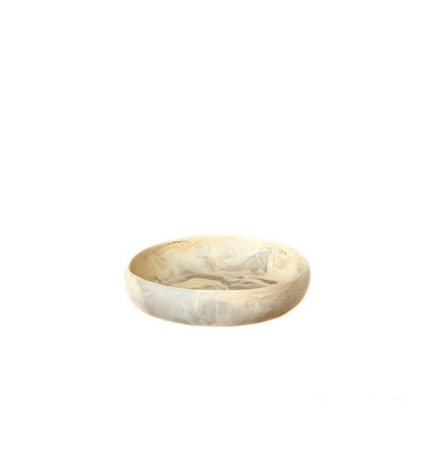 Dinosaur Designs Small Earth Bowl in Ivory Swirl Dinosaur Designs Small Earth Bowl in Ivory Swirl