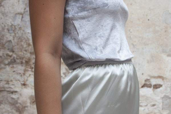 Baserange Azour Short – Light Silk Satin Baserange Azour Short – Light Silk Satin