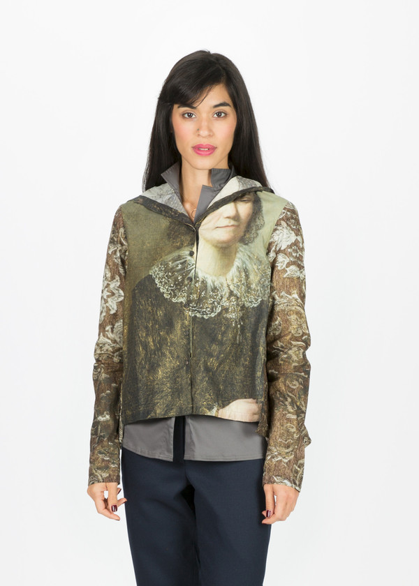 Rundholz Hooded Ruffle Shirt Rundholz Hooded Ruffle Shirt