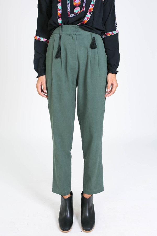 First Rite Narrow trouser in Jade First Rite Narrow trouser in Jade