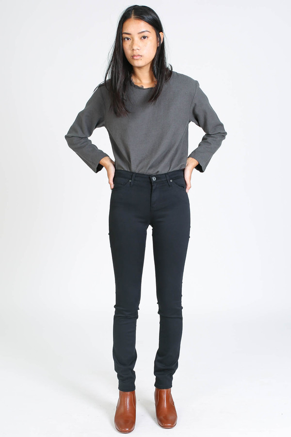 AG Jeans Sateen Prima in Super Black AG Jeans Sateen Prima in Super Black
