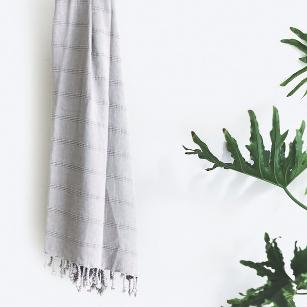 Plaj Texada Stone Washed Towel - Natural Plaj Texada Stone Washed Towel - Natural