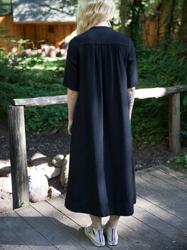 Sunja Link Gathered Back Yoke Dress Sunja Link Gathered Back Yoke Dress