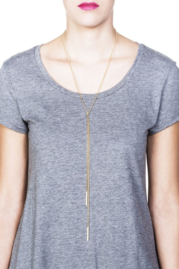 Grayling Lucia Lariat Necklace in Gold Grayling Lucia Lariat Necklace in Gold