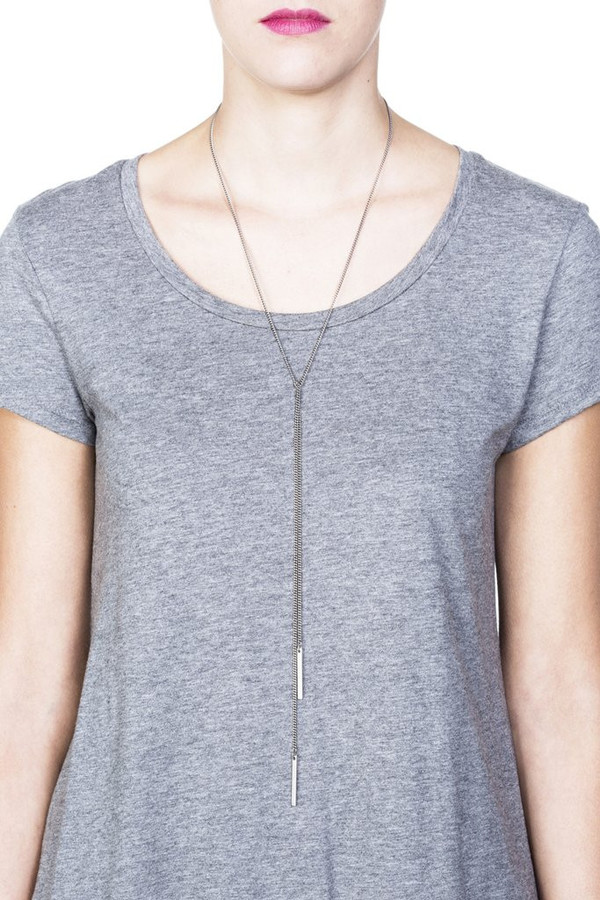 Grayling Lucia Lariat Necklace in Silver Grayling Lucia Lariat Necklace in Silver