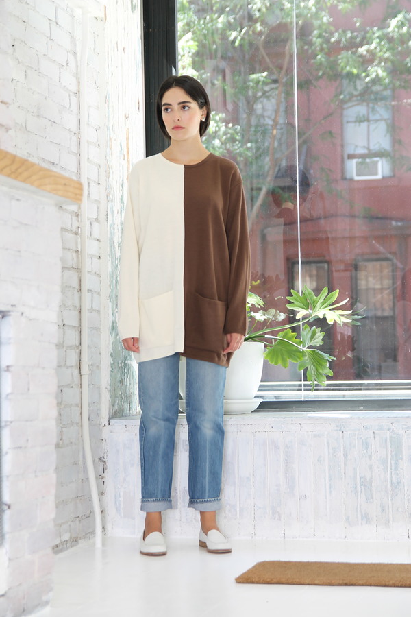 DUO NYC Vintage Color Block Pocket Pullover DUO NYC Vintage Color Block Pocket Pullover