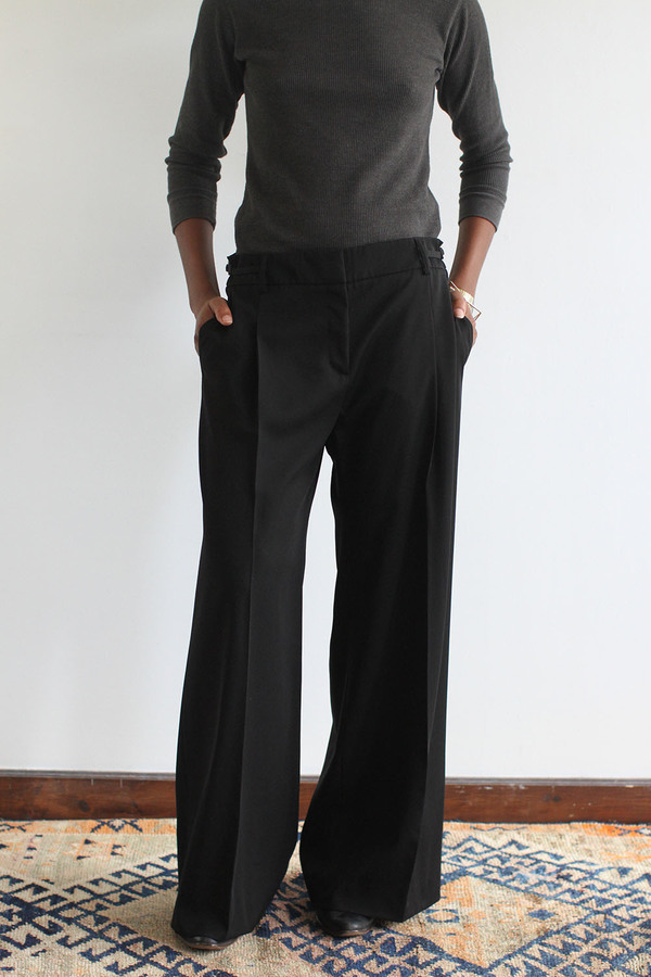 SomeLikeUs Vintage Linen Piazza Sempione Wide Leg Pants SomeLikeUs Vintage Linen Piazza Sempione Wide Leg Pants