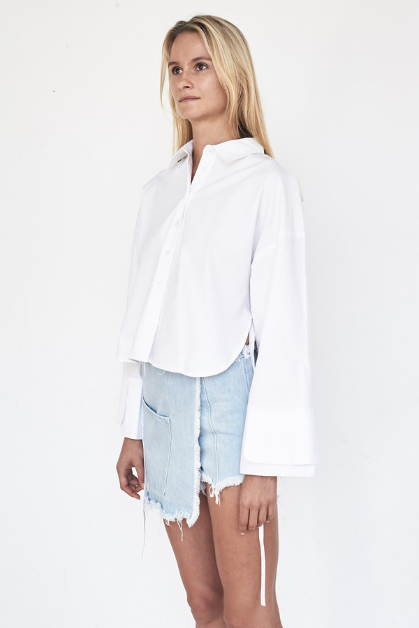 Sandy Liang Cotton Jeremy Top Sandy Liang Cotton Jeremy Top