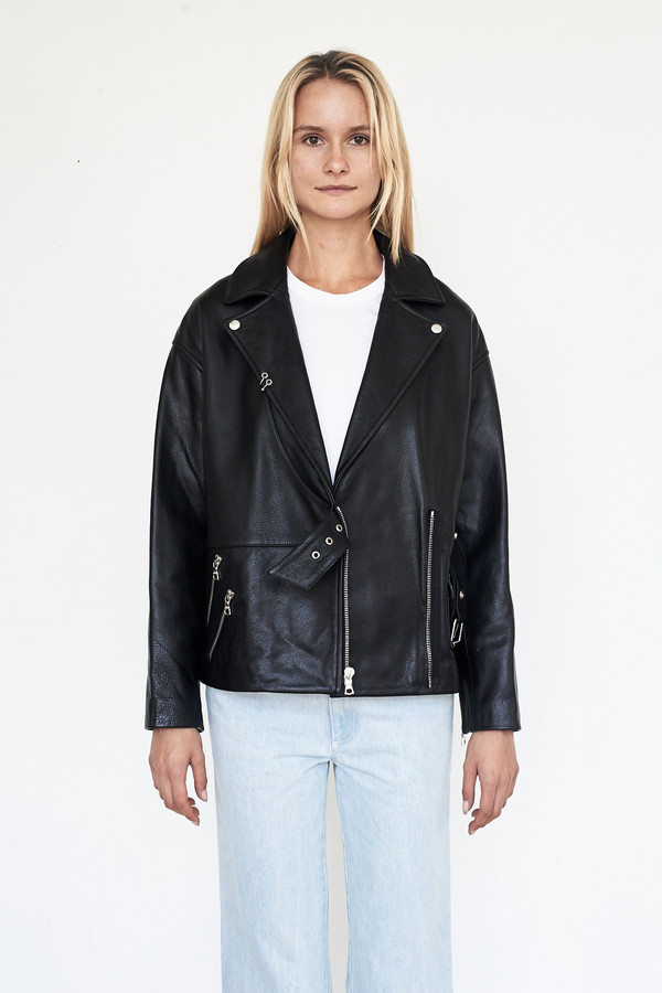 Sandy Liang Leather Biker Jacket Sandy Liang Leather Biker Jacket