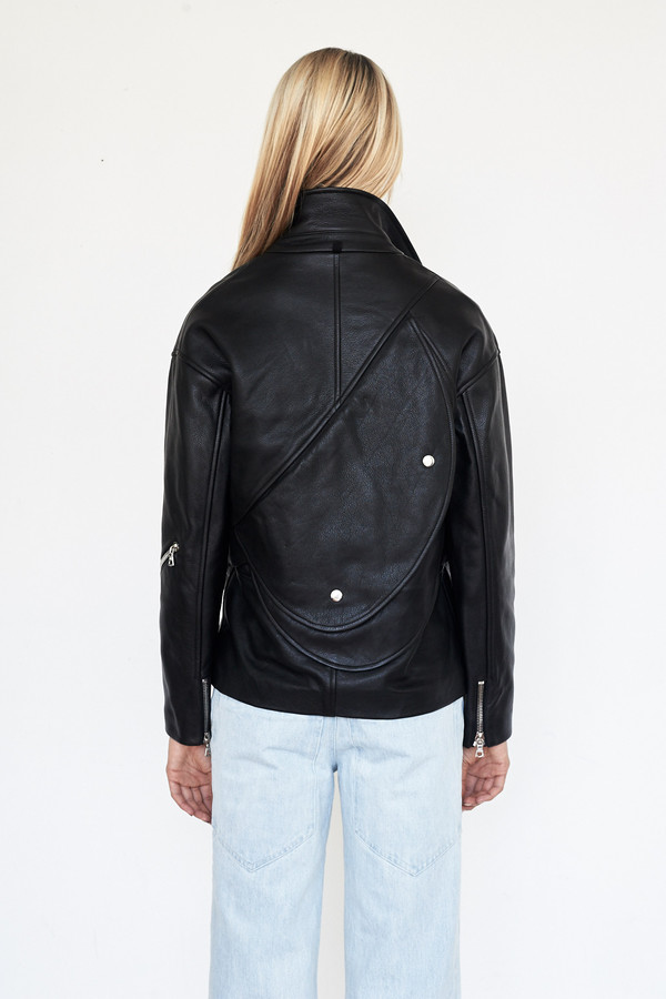 Sandy Liang Leather Biker Jacket Sandy Liang Leather Biker Jacket