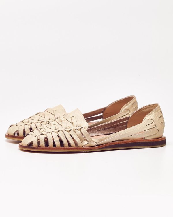 Austin Ecuador Huarache Sandal Bone - What's It Worth Austin Ecuador Huarache Sandal Bone - What's It Worth