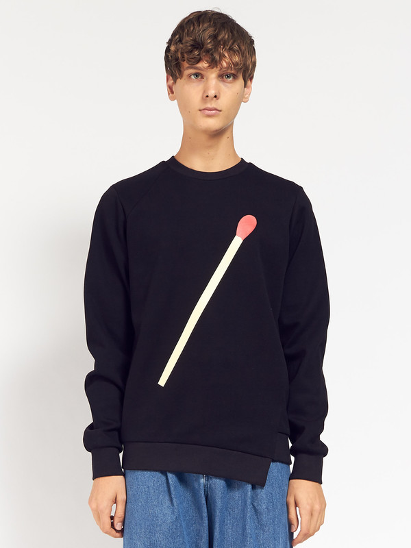 Men's Drink Beer Save Water Matchstick Sweatshirt Men's Drink Beer Save Water Matchstick Sweatshirt