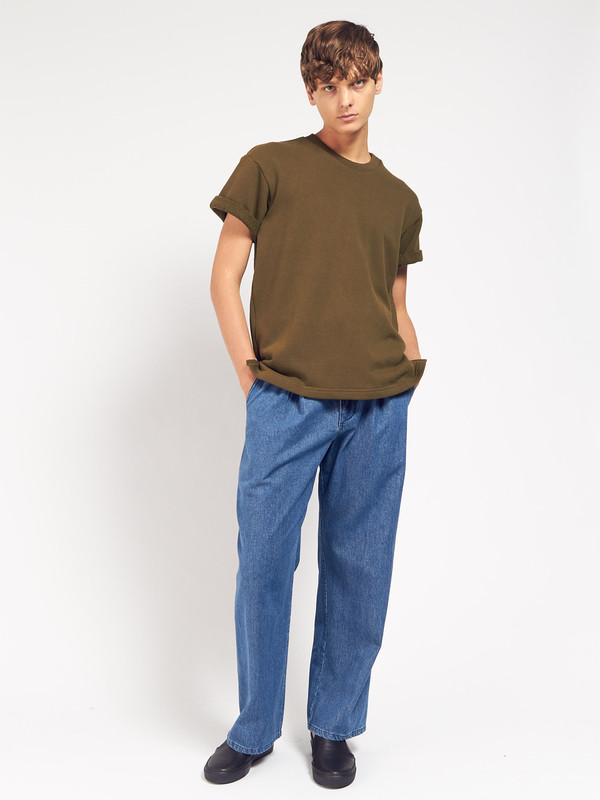 Men's Fanmail SS Sweat - Surplus Green Men's Fanmail SS Sweat - Surplus Green