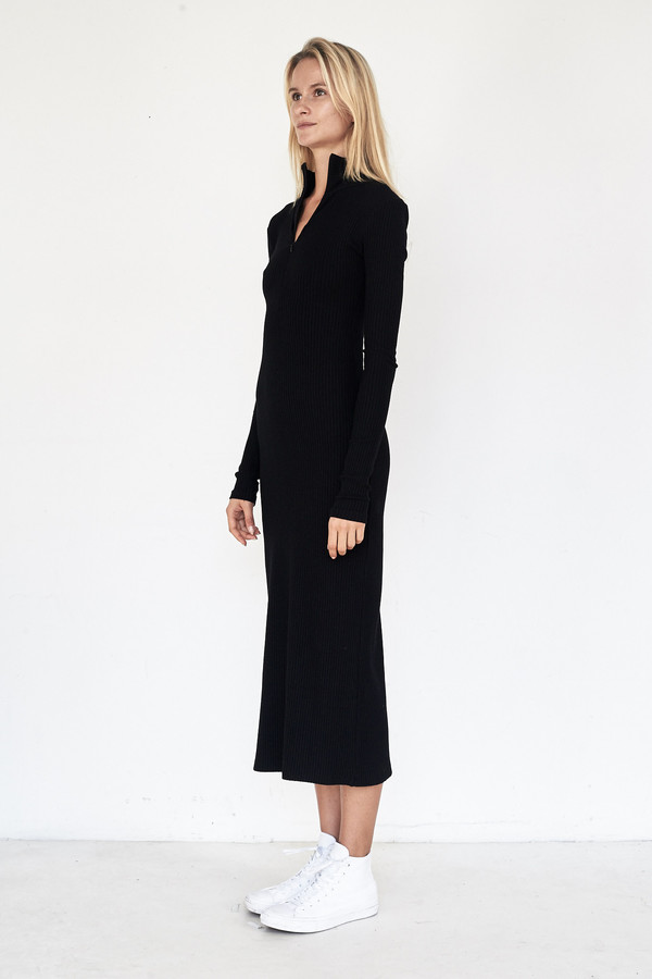Assembly New York Viscose Ribbed L/S Maxidress Assembly New York Viscose Ribbed L/S Maxidress