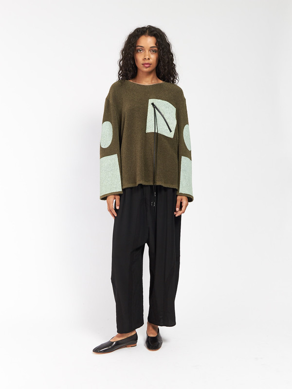 CF Goldman Patch Pullover Green CF Goldman Patch Pullover Green