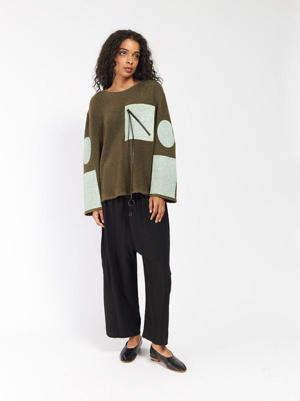 CF Goldman Patch Pullover Green CF Goldman Patch Pullover Green