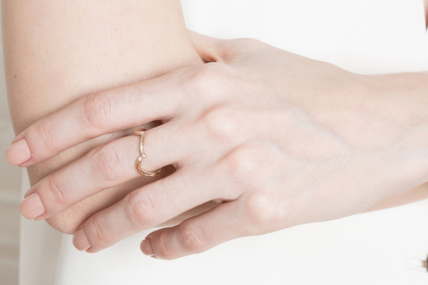 Shahla Karimi 14K Gold Subway Fine Ring - Inwood to WTC Shahla Karimi 14K Gold Subway Fine Ring - Inwood to WTC