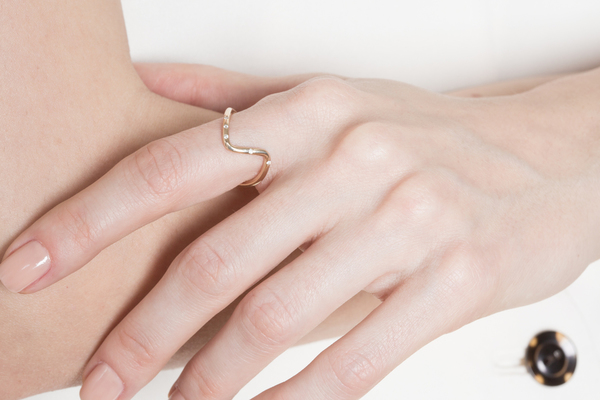 Shahla Karimi 14K Gold Subway Fine Ring - UWS to LES Shahla Karimi 14K Gold Subway Fine Ring - UWS to LES