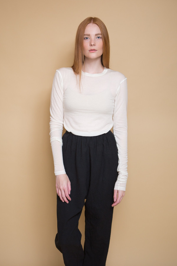 Can Pep Rey Skinny Long Sleeve T-Shirt / Snow White Can Pep Rey Skinny Long Sleeve T-Shirt / Snow White