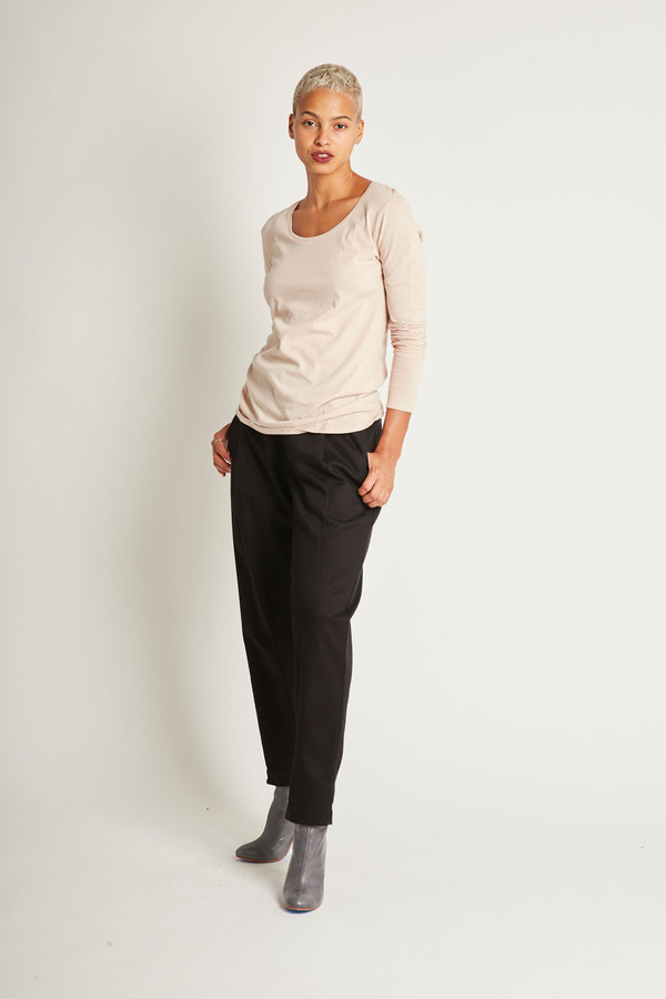 Kowtow Building Block Long Sleeve Top in Blush Kowtow Building Block Long Sleeve Top in Blush
