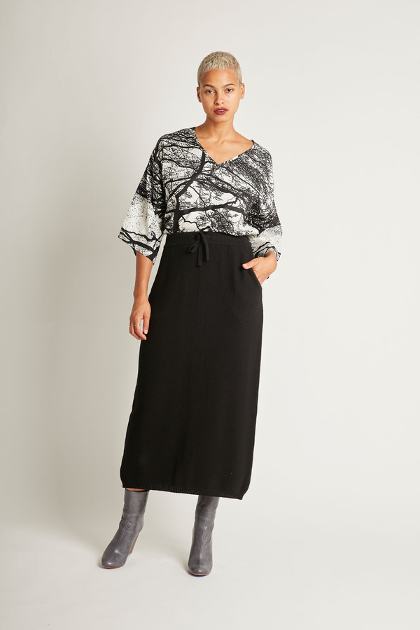 Kowtow Freeway Skirt in Black Kowtow Freeway Skirt in Black