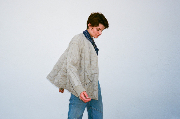 VINTAGE QUILTED COTTON JACKET VINTAGE QUILTED COTTON JACKET