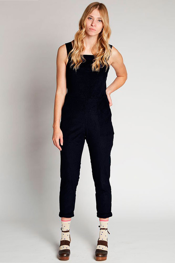 NOOWORKS Black Corduroy Overalls NOOWORKS Black Corduroy Overalls