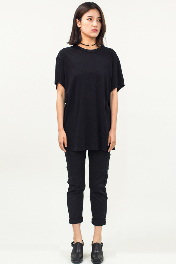 LACAUSA Tall Tee- Black LACAUSA Tall Tee- Black