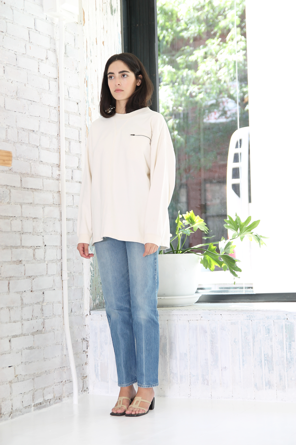 DUO NYC Vintage Zip Pocket Pullover DUO NYC Vintage Zip Pocket Pullover