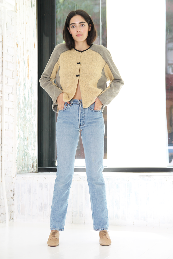DUO NYC Vintage Color Block Cardigan DUO NYC Vintage Color Block Cardigan