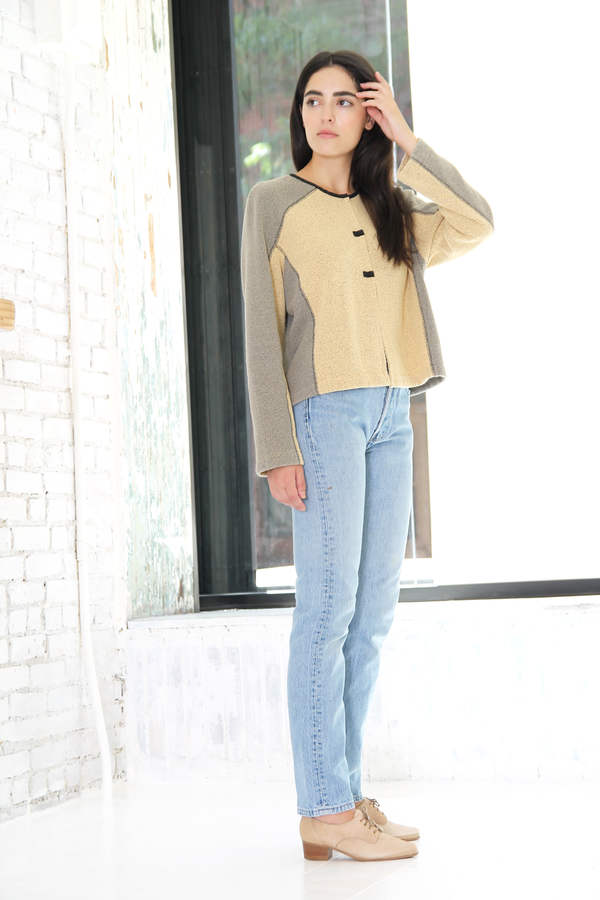 DUO NYC Vintage Color Block Cardigan DUO NYC Vintage Color Block Cardigan