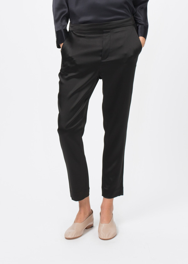 Sibel Saral Shiny Pullup Tuxedo Pant Sibel Saral Shiny Pullup Tuxedo Pant
