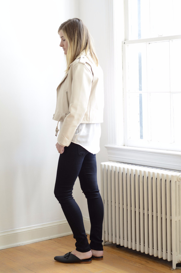Ganni Angela Leather Biker Jacket Ganni Angela Leather Biker Jacket