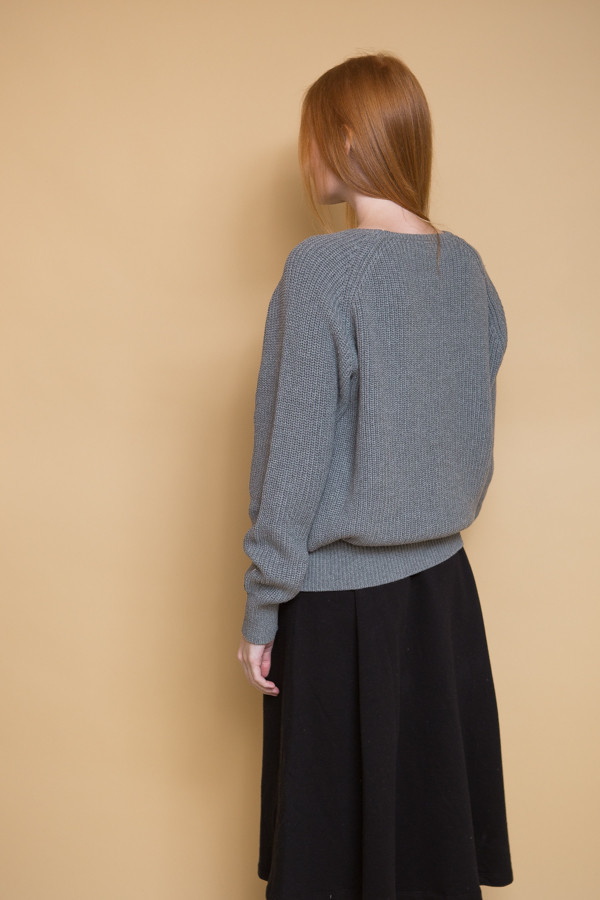 Callahan Boyfriend Sweater / Grey Callahan Boyfriend Sweater / Grey