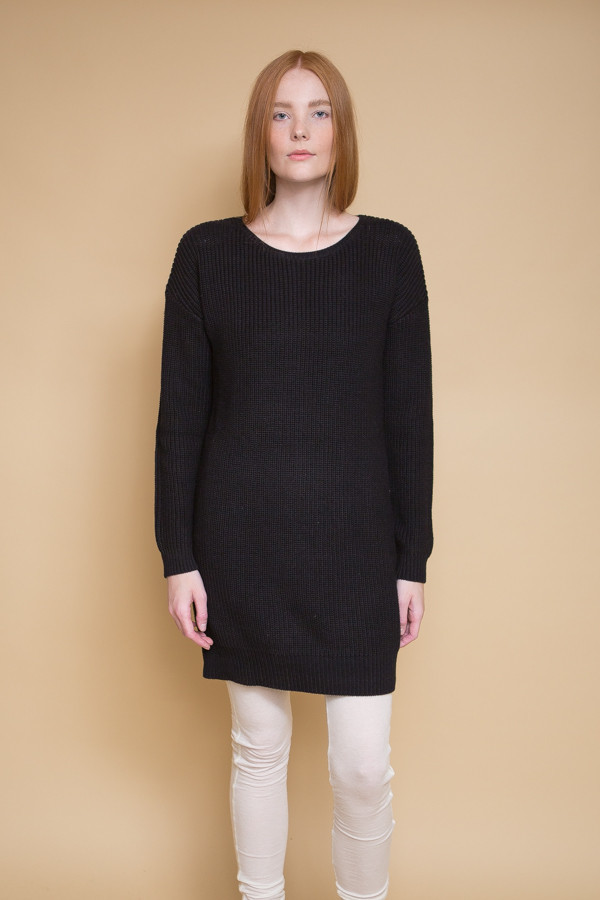 Callahan Crewneck Dress - Black Callahan Crewneck Dress - Black