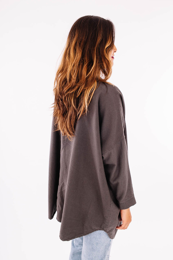 Black Crane Square Shirt (Dark Shadow) Black Crane Square Shirt (Dark Shadow)